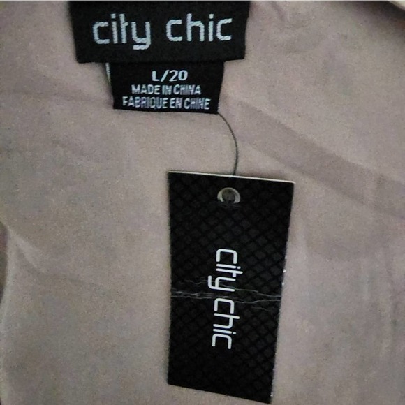 CITY Chic Maxi Flower Child pink and Ivory dress L plus‎ size 20 new!!!! - Picture 9 of 9